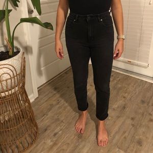 NBW Cotton on black super high rise jeans